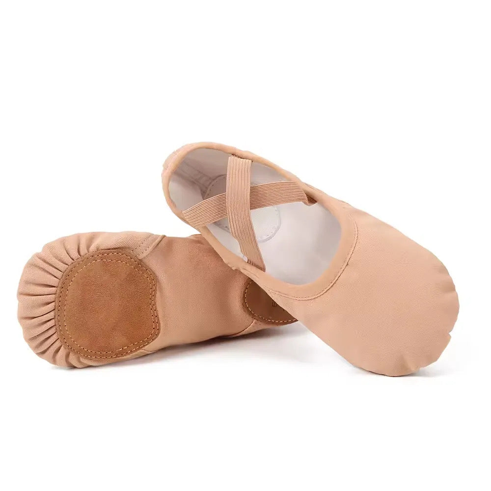 Split Sole Canvas Ballet Slippers