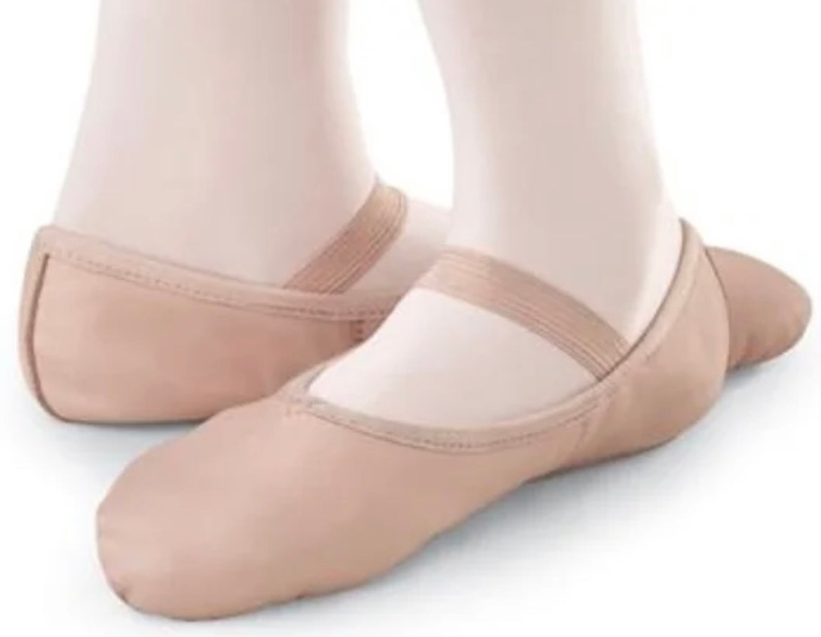Split Sole Leather Ballet Slippers
